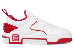 Christian Louboutin Astroloubi Flat White Red