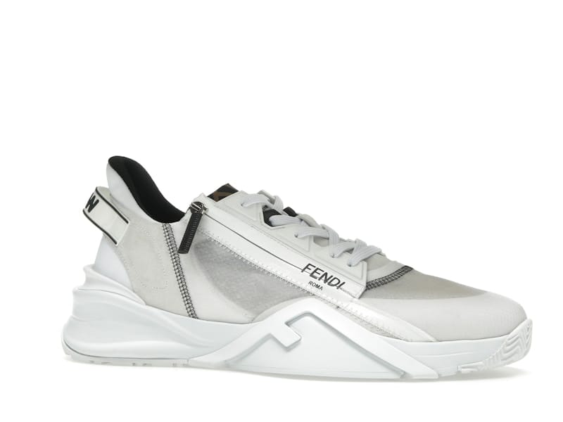 Fendi Nylon Low Top White