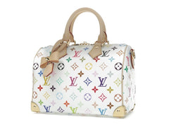 Louis Vuitton x Takashi Murakami Speedy Bandouliere 25 White Multicolored