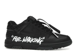OFF-WHITE Out Of Office OOO Low Tops For Walking Black White