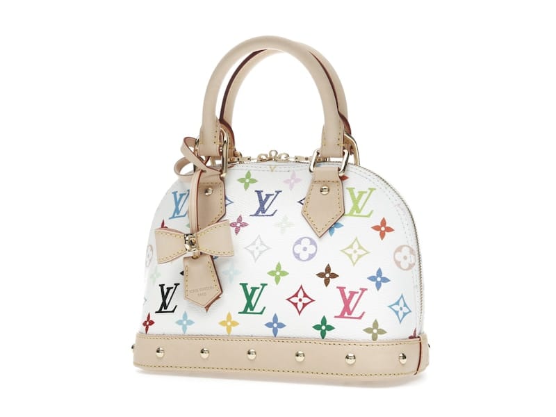 Louis Vuitton x Takashi Murakami Alma BB White Multicolored