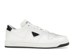 Prada Downtown Low Top Sneakers Leather White White Black
