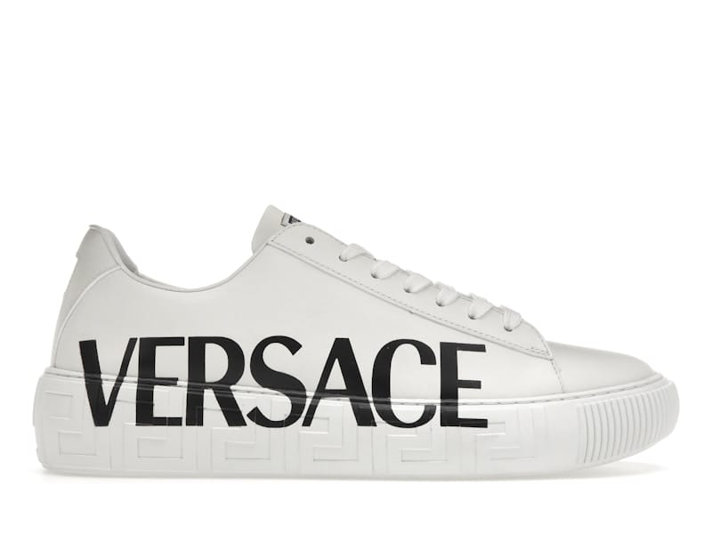 Versace Medusa Greca Low White White Black