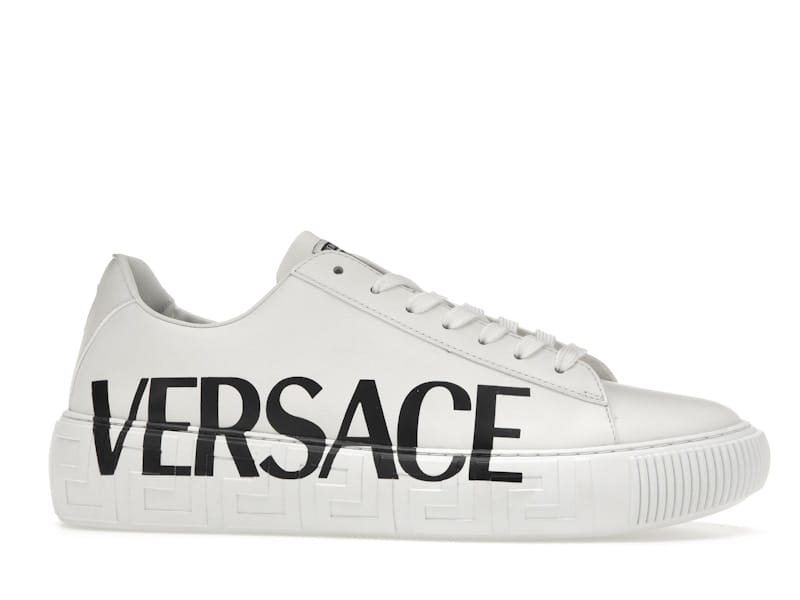 Versace Medusa Greca Low White White Black