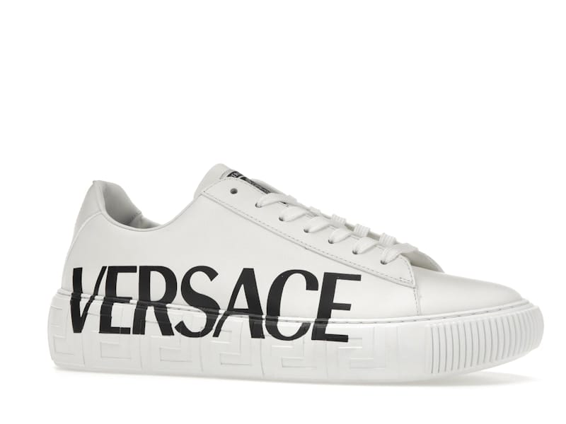 Versace Medusa Greca Low White White Black