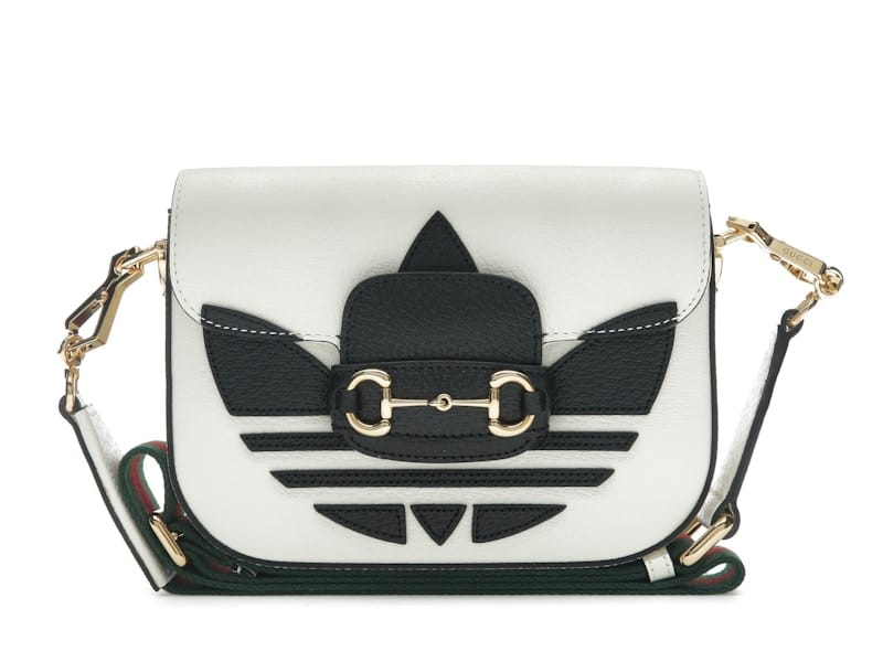 Gucci x adidas Horsebit 1955 Shoulder Bag White/Black
