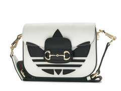 Gucci x adidas Horsebit 1955 Shoulder Bag White/Black