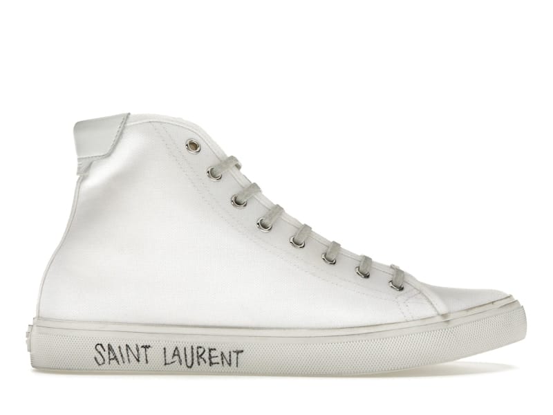 Saint Laurent Malibu Mid Optic White