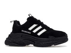 Balenciaga x adidas Triple S Black White