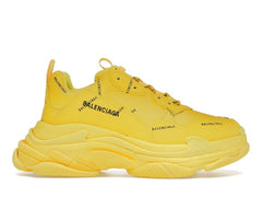 Balenciaga Triple S Allover Logo Yellow