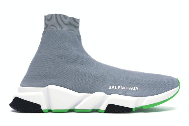 Balenciaga Speed Trainer Gray Green