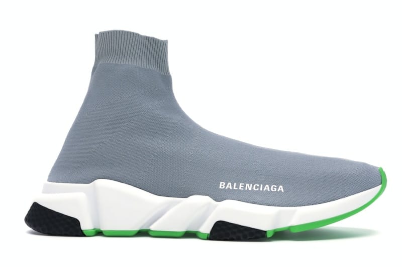 Balenciaga Speed Trainer Gray Green