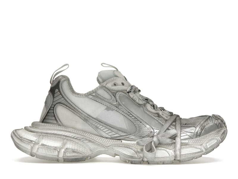 Balenciaga 3XL White Silver Summer Mesh