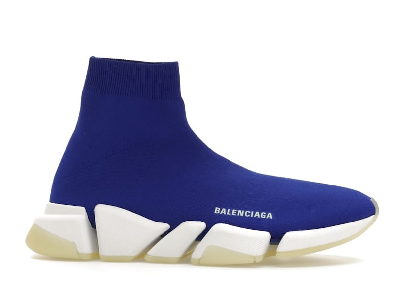 Balenciaga Speed 2.0 Recycled Knit Blue Glow