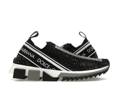 Dolce & Gabbana Sorrento Slip On Black Crystal (Women's)