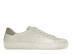 Gucci Ace Perforated Interlocking G White