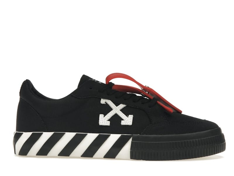 OFF-WHITE Vulcanized Low Canvas Black White