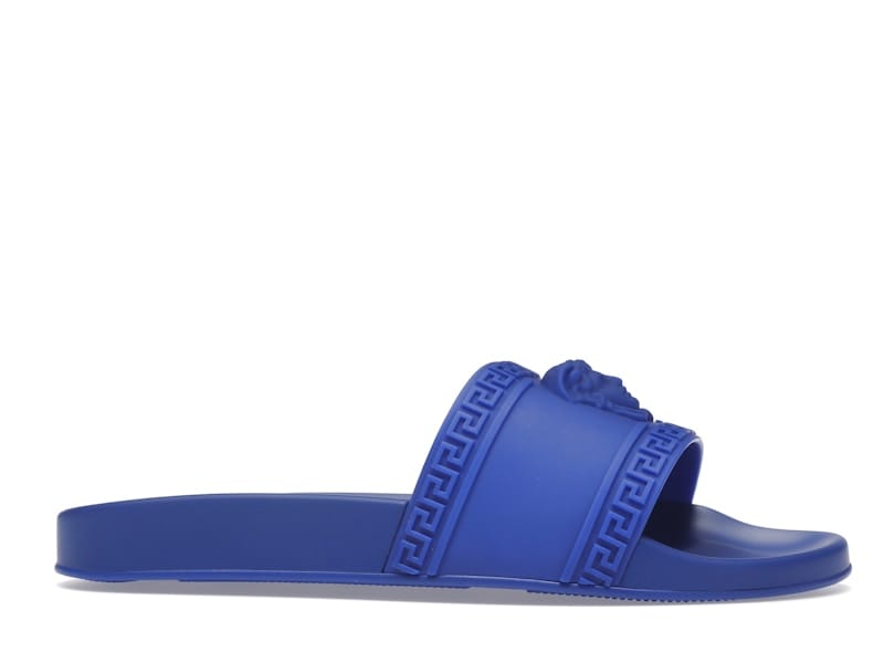 Versace Palazzo Medusa Pool Slide Royal Blue