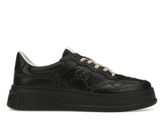 Gucci GG Embossed Black Leather