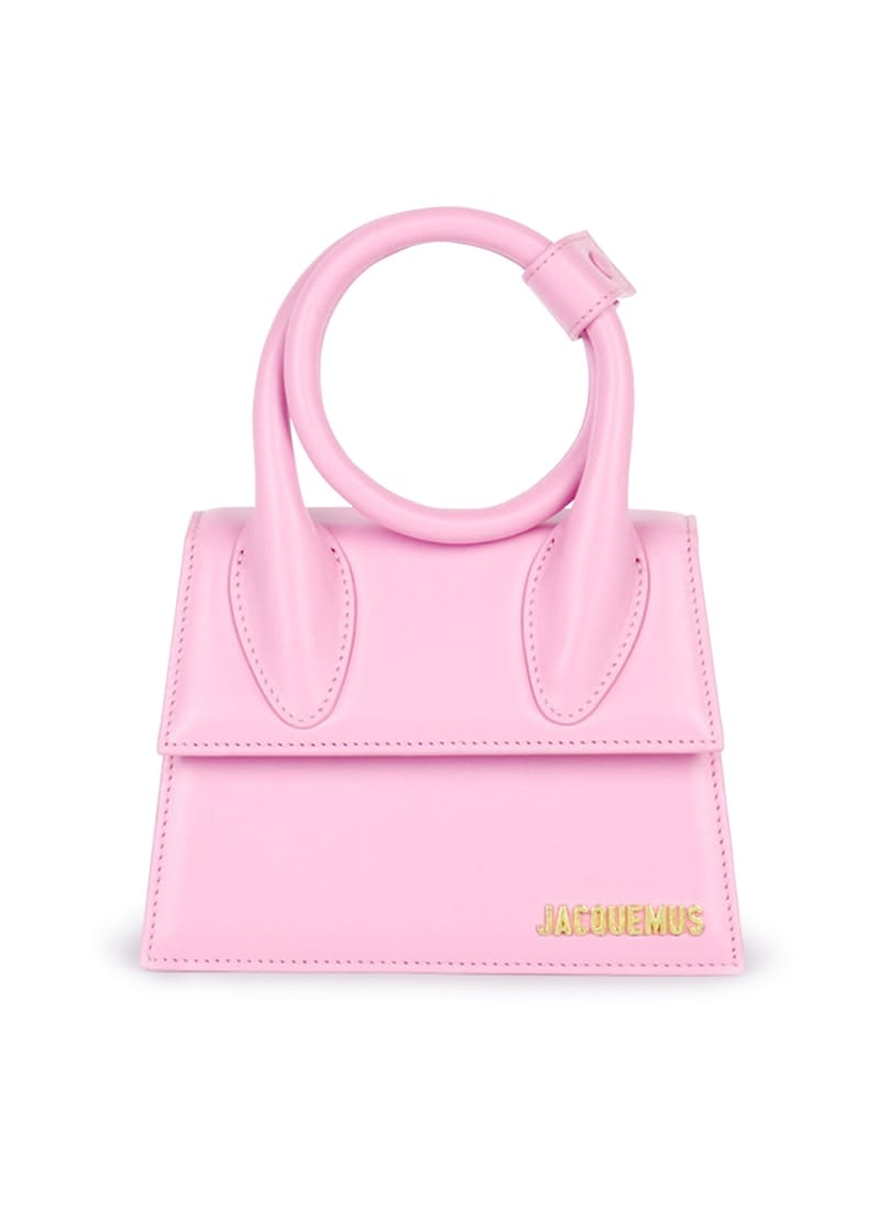 Jacquemus Le Chiquito Noued Coiled Handbag Light Pink