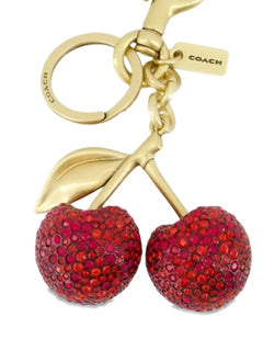 cherry-motif bag charm
