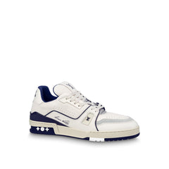 Louis Vuitton Trainer Low #54 Signature - White Marine