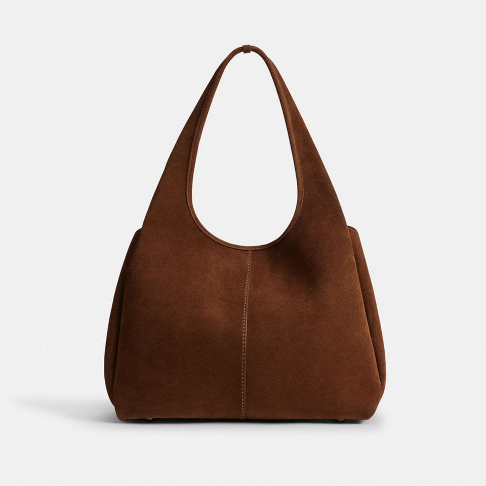 Coach Lana Shoulder Bag Brass Warm Brown
