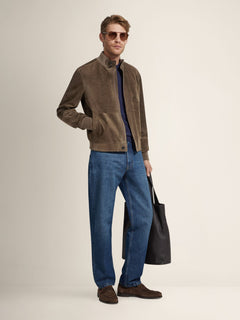 Zegna Leather Blouson
