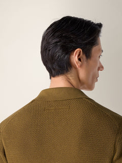 Zegna Olive Green Premium Cotton Polo Shirt