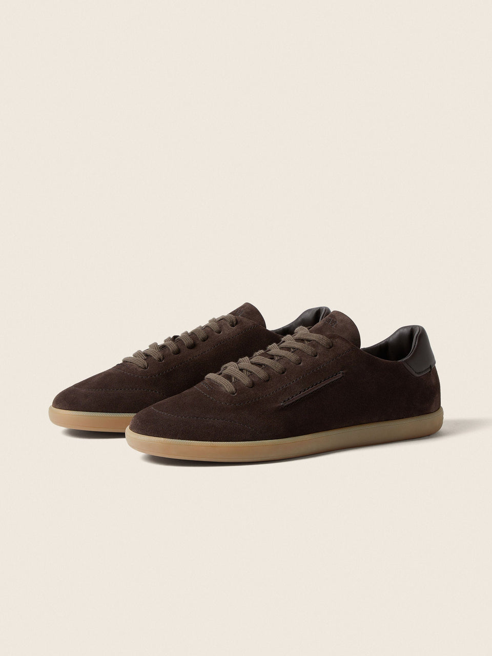 Zegna Dark Brown 232 Suede Sneakers