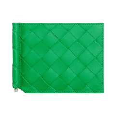 Bottega Veneta Bill Clip Wallet Parquet
