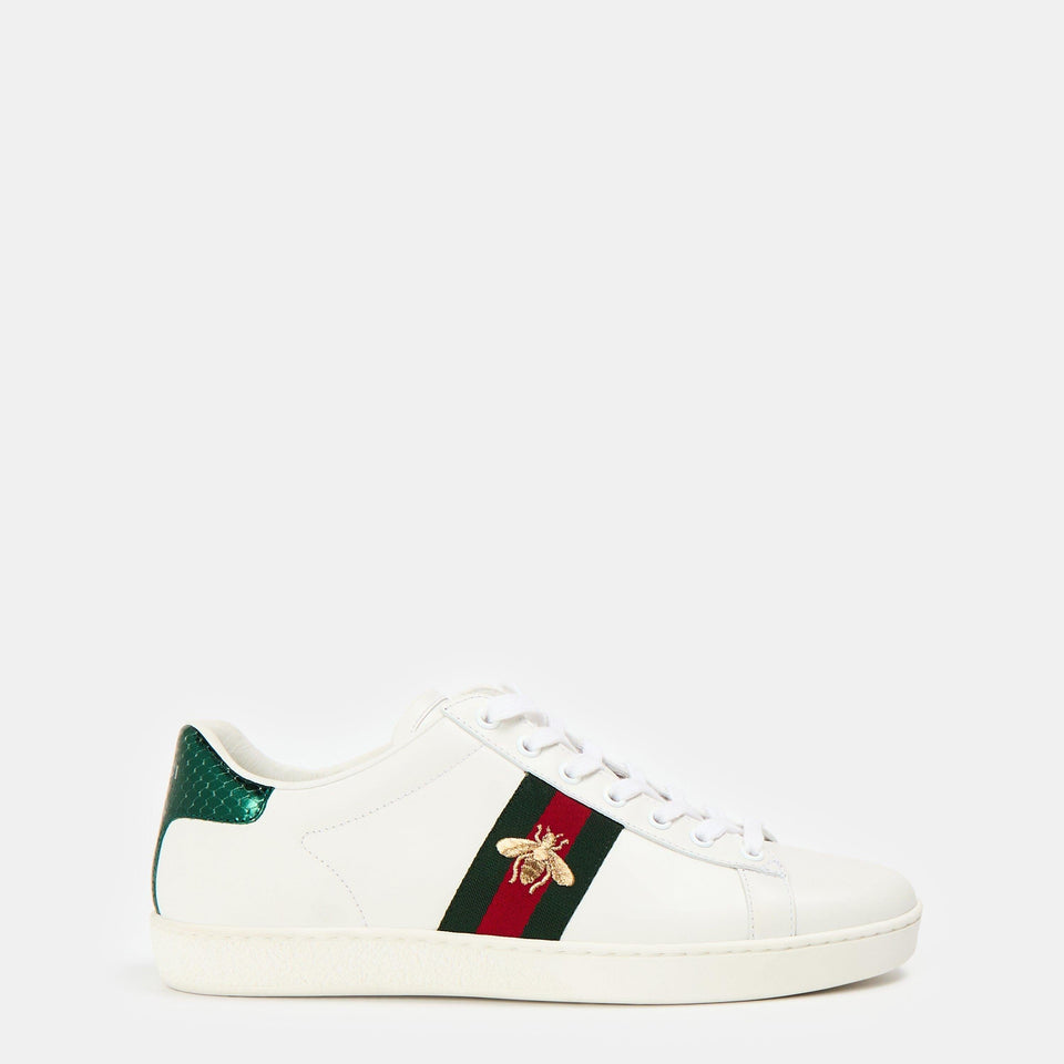 Ace Bee Leather Low-Top Trainers