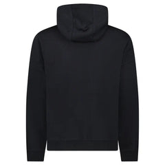 Burberry Logo Embroidered Hoodie Black