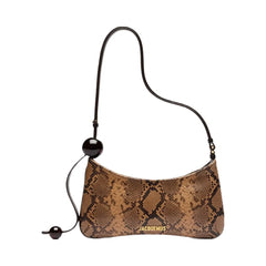 Jacquemus Le Bisou Perle Shoulder Bag Light Brown