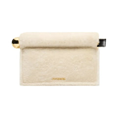 Jacquemus The Rond CarreClutch Take-Out Clutch Off-White