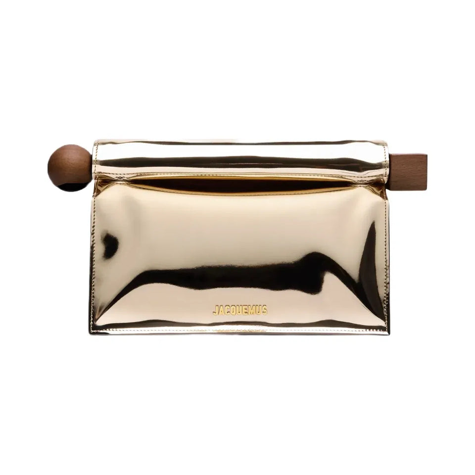 Jacquemus La Pochette Rond Carre Gold