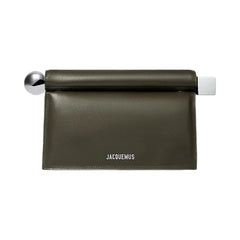 Jacquemus La Pochette Rond Carre Dark Khaki