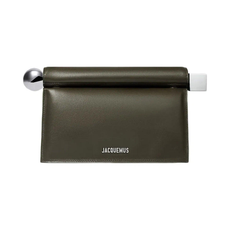 Jacquemus La Pochette Rond Carre Dark Khaki