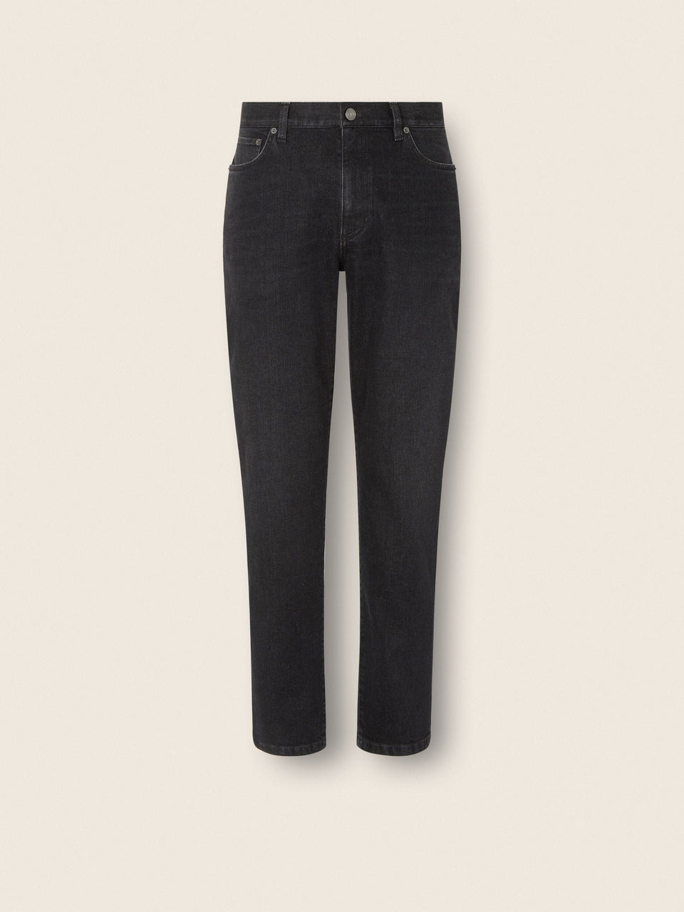 Zegna Dark Grey Stone-Washed Stretch Cotton Roccia Jeans