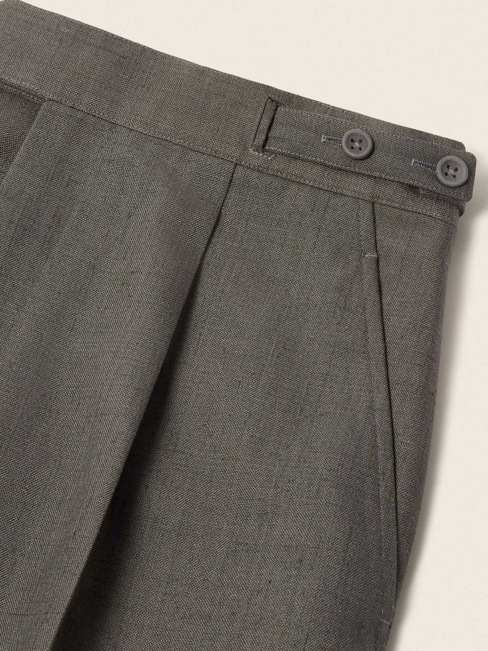 Zegna Dark Taupe Silk Shorts