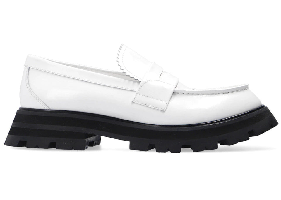 Alexander McQueen Wmns Wander Loafer 'White Black'