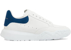 Alexander McQueen Oversized Court Trainer White Blue