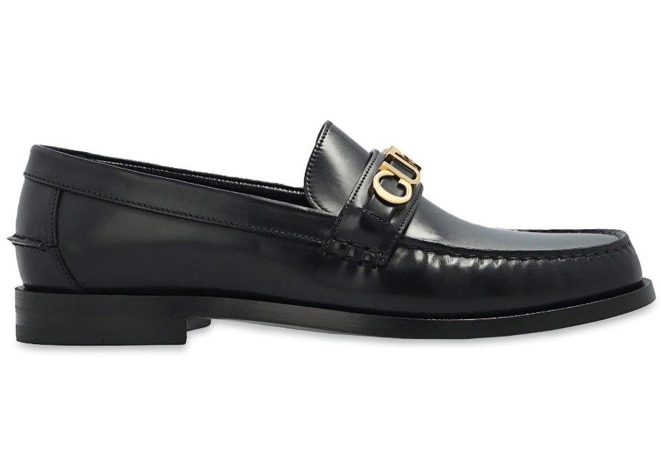 Gucci Cara Logo Snaffle Loafer Black