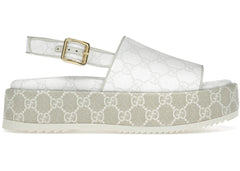 Gucci Wmns Platform GG Sandal 'White Beige'