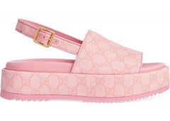Gucci Wmns Platform GG Sandal 'Pink'