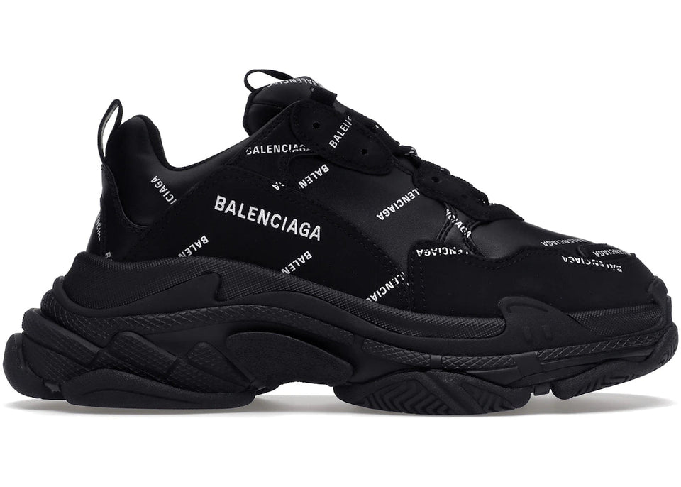 Balenciaga Wmns Triple S Sneaker 'Black Logo'
