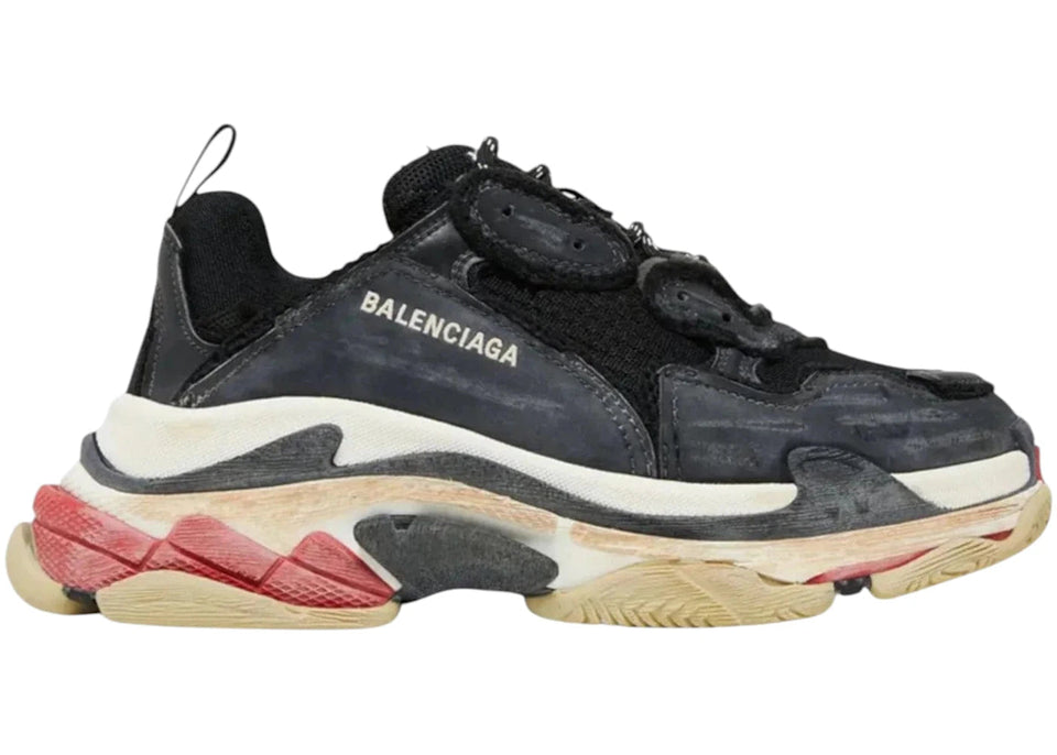 Balenciaga Triple S Sneaker Black Red