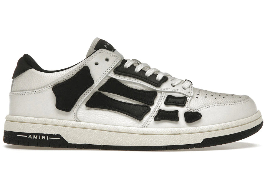 Amiri Skel Top Low White Black White