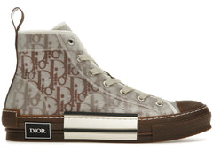 Dior B23 High Top Coffee White Dior Oblique