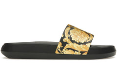 Versace Slide Black Gold